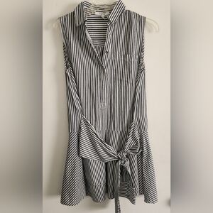 Derek Lam 10 Crosby Shirt Dress Size 6 Striped Cotton travel dress